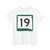 SD 19 (South Dakota) (Road Sign) T-Shirt