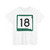 SD 18 (South Dakota) (Road Sign) T-Shirt
