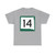 SD 14 (South Dakota) (Road Sign) T-Shirt