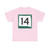 SD 14 (South Dakota) (Road Sign) T-Shirt