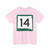SD 14 (South Dakota) (Road Sign) T-Shirt