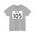 SC-105 (South Carolina) (Road Sign) T-Shirt