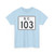 SC-103 (South Carolina) (Road Sign) T-Shirt