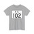 SC-102 (South Carolina) (Road Sign) T-Shirt