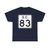 SC-83 (South Carolina) (Road Sign) T-Shirt