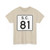 SC-81 (South Carolina) (Road Sign) T-Shirt