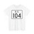 SC-104 (South Carolina) (Road Sign) T-Shirt
