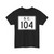 SC-104 (South Carolina) (Road Sign) T-Shirt