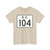 SC-104 (South Carolina) (Road Sign) T-Shirt