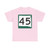 SD 45 (South Dakota) (Road Sign) T-Shirt