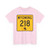 WY-218 (Wyoming) (Road Sign) T-Shirt