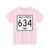 Salt Creek Township Route 634 Holmes County Ohio (Ohio) (Road Sign) T-Shirt