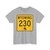 WY-230 (Wyoming) (Road Sign) T-Shirt