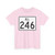 Rhode Island 246 (Rhode Island) (Road Sign) T-Shirt