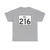 Rhode Island 216 (Rhode Island) (Road Sign) T-Shirt