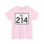 Rhode Island 214 (Rhode Island) (Road Sign) T-Shirt
