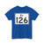 Rhode Island 126 (Rhode Island) (Road Sign) T-Shirt