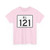 Rhode Island 121 (Rhode Island) (Road Sign) T-Shirt