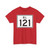 Rhode Island 121 (Rhode Island) (Road Sign) T-Shirt