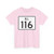 Rhode Island 116 (Rhode Island) (Road Sign) T-Shirt