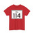 Rhode Island 114 (Rhode Island) (Road Sign) T-Shirt
