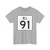 Rhode Island 91 (Rhode Island) (Road Sign) T-Shirt