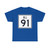 Rhode Island 91 (Rhode Island) (Road Sign) T-Shirt