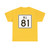 Rhode Island 81 (Rhode Island) (Road Sign) T-Shirt
