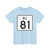 Rhode Island 81 (Rhode Island) (Road Sign) T-Shirt