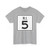 Rhode Island 5 (Rhode Island) (Road Sign) T-Shirt