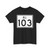 Rhode Island 103 (Rhode Island) (Road Sign) T-Shirt