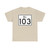 Rhode Island 103 (Rhode Island) (Road Sign) T-Shirt