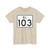 Rhode Island 103 (Rhode Island) (Road Sign) T-Shirt