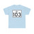 Rhode Island 103 (Rhode Island) (Road Sign) T-Shirt