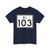 Rhode Island 103 (Rhode Island) (Road Sign) T-Shirt