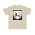 PR urban primary 83 (Puerto Rico) (Road Sign) T-Shirt