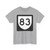 PR urban primary 83 (Puerto Rico) (Road Sign) T-Shirt
