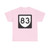 PR urban primary 83 (Puerto Rico) (Road Sign) T-Shirt