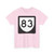 PR urban primary 83 (Puerto Rico) (Road Sign) T-Shirt