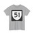 PR urban primary 51 (Puerto Rico) (Road Sign) T-Shirt