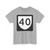 PR urban primary 40 (Puerto Rico) (Road Sign) T-Shirt
