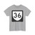 PR urban primary 36 (Puerto Rico) (Road Sign) T-Shirt