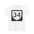 PR urban primary 34 (Puerto Rico) (Road Sign) T-Shirt