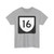 PR urban primary 16 (Puerto Rico) (Road Sign) T-Shirt