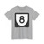 PR urban primary 8 (Puerto Rico) (Road Sign) T-Shirt