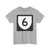 PR urban primary 6 (Puerto Rico) (Road Sign) T-Shirt