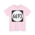 PR tertiary 6693 (Puerto Rico) (Road Sign) T-Shirt