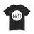 PR tertiary 6671 (Puerto Rico) (Road Sign) T-Shirt