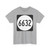 PR tertiary 6632 (Puerto Rico) (Road Sign) T-Shirt