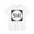 PR tertiary 5141 (Puerto Rico) (Road Sign) T-Shirt